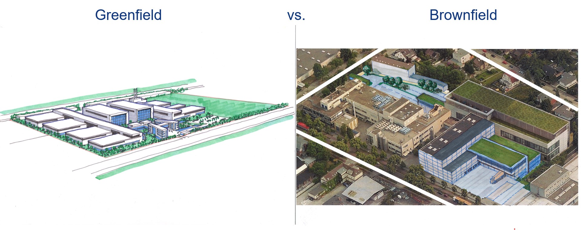 Greenfield vs. Brownfield