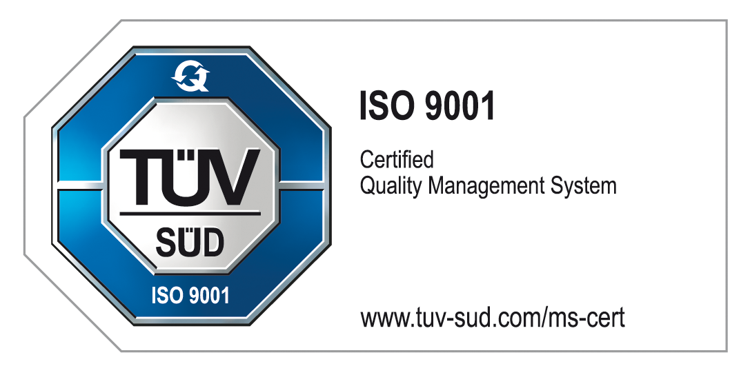 Logo TUEV-ISO-9001 Englisch